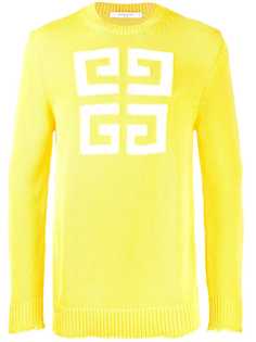 Givenchy вязаный свитер с логотипом
