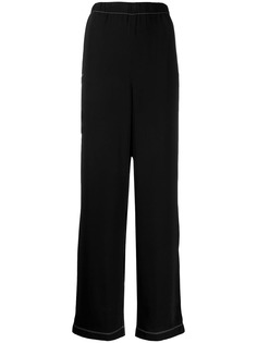 Mm6 Maison Margiela брюки с контрастной строчкой