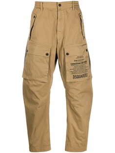 Dsquared2 брюки с принтом