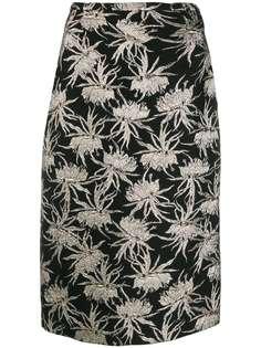 Rochas юбка с цветочным принтом