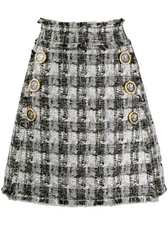 Dolce & Gabbana юбка А-силуэта в клетку