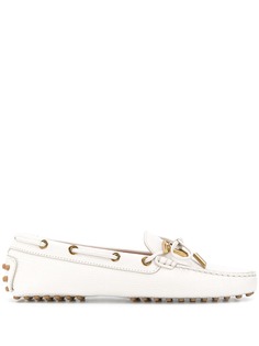 Tods лоферы с металлическим логотипом Tod`S