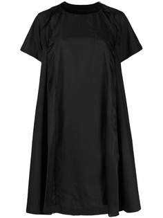 Sacai платье-футболка А-силуэта