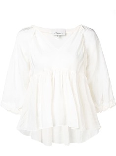 3.1 Phillip Lim Empire Waisted V-Neck Top