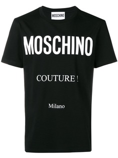 Moschino футболка с логотипом