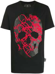 Philipp Plein футболка с принтом Skull