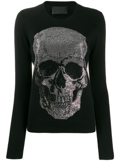 Philipp Plein свитер с декором Skull