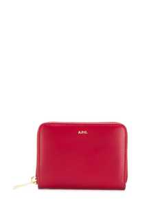 A.P.C. all around zip wallet
