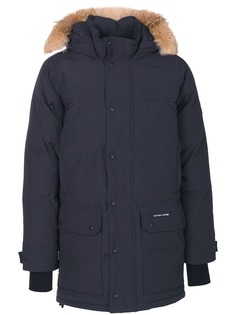Canada Goose куртка с капюшоном с оторочкой мехом