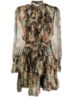 Zimmermann Espionage ruffle wrap dress dress