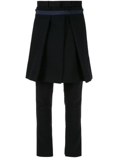 Sacai apron front trousers