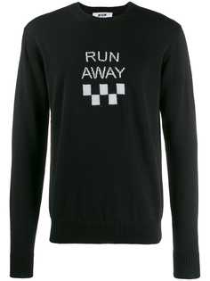 MSGM джемпер Run Away