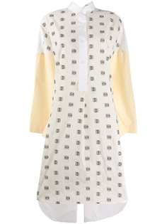 Loewe broderie anglaise anagram print oversized shirt