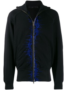 Haider Ackermann куртка на молнии с вышивкой