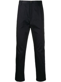 Closed straight-leg trousers
