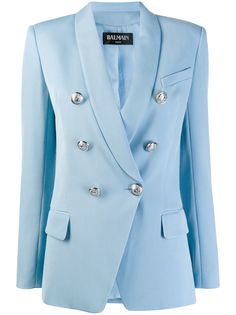 Balmain двубортный блейзер