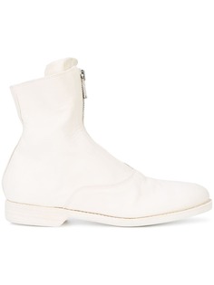 Guidi front-zipped fitted boots