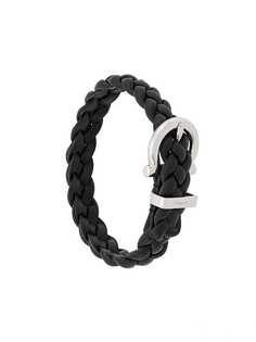 Salvatore Ferragamo плетеный браслет с пряжкой