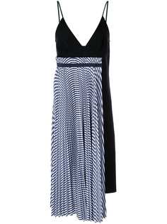 Sacai spaghetti strap dress