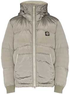 Stone Island padded metallic jacket
