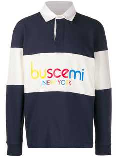 Buscemi long-sleeved logo polo shirt