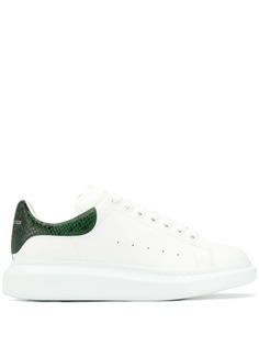 Alexander McQueen python effect low-top sneakers