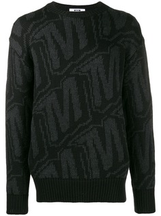 MSGM свитер с логотипом