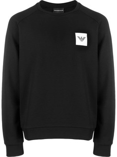 Emporio Armani logo patch sweatshirt