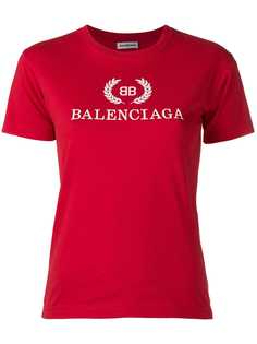 Balenciaga футболка с принтом BB Balenciaga