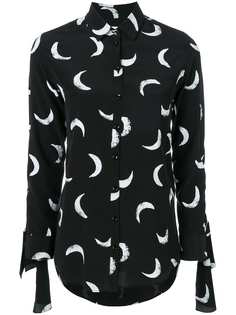 Saint Laurent рубашка с принтом полумесяца