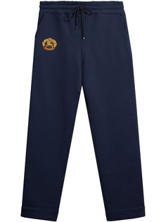 Burberry трикотажные брюки с вышитым логотипом