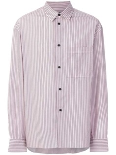 Lanvin полосатая рубашка с прямым подолом