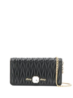 Miu Miu стеганый клатч