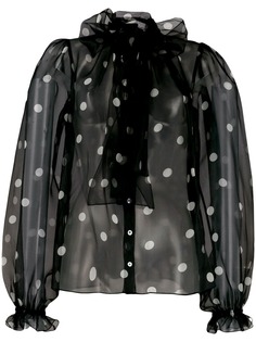Dolce & Gabbana блузка в горох