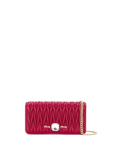 Miu Miu стеганая сумка через плечо