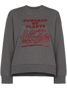 Stella McCartney толстовка с принтом Powered By Plants