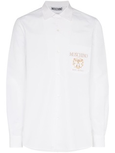 Moschino рубашка с длинными рукавами и логотипом