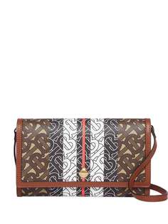 Burberry кошелек с монограммой на ремешке
