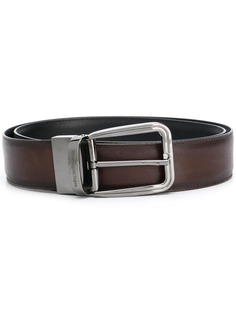 Ermenegildo Zegna классический ремень с квадратной пряжкой