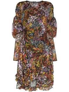Preen By Thornton Bregazzi платье Belle с оборками и цветочным принтом