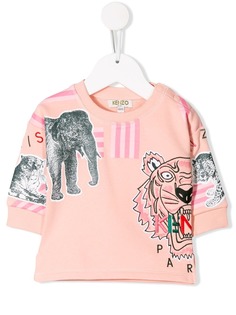 Kenzo Kids толстовка с принтом