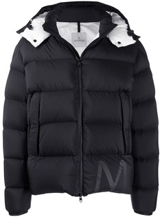 Moncler пуховик с логотипом
