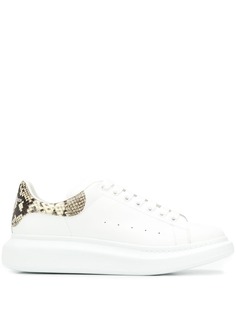 Alexander McQueen кеды с тиснением под кожу змеи