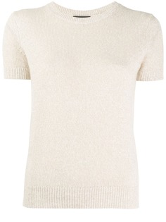 Theory топ с короткими рукавами