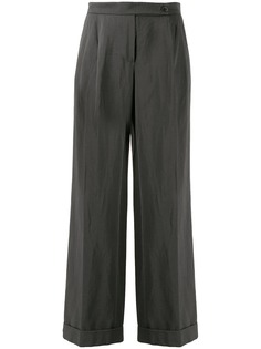 Lanvin Pre-Owned брюки широкого кроя 2006-го года