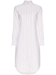Thom Browne полосатое платье-рубашка