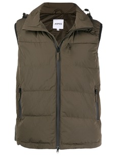 Aspesi padded shell gilet