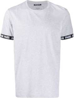 Balmain logo trim T-shirt