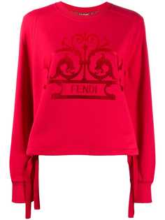 Fendi logo print sweatshirt