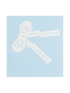 Fendi Kids одеяло Ribbon с принтом